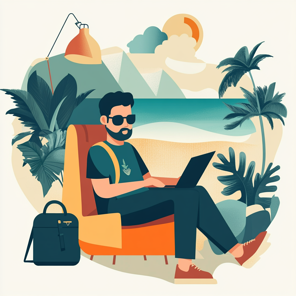 ☕ 7 Habits of Productive People Working from a Laptop While Traveling